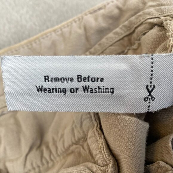 J.Crew Womens Pants Size 6 Low Fit Khaki Velour Flared Leg Classic Casual Retro - Picture 9 of 15